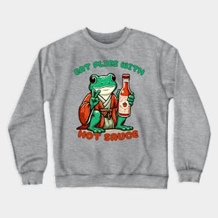 hot sauce froggy Crewneck Sweatshirt